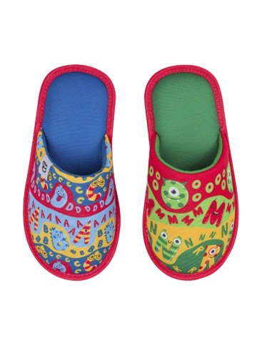 Tip na dárek Veselé dětské papuče První písmena